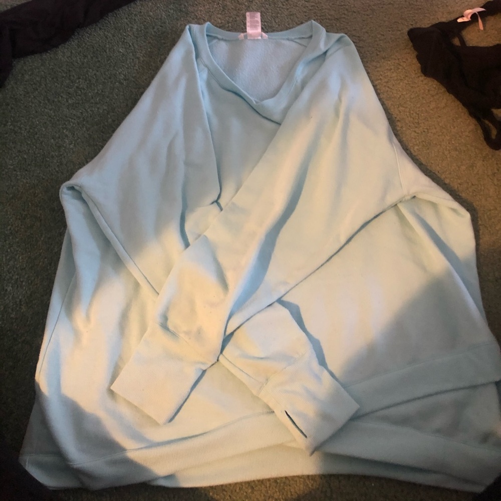 baby blue soft sweater